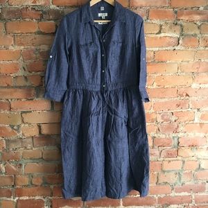 EUC Linen Chambray dress